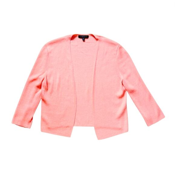 Lafayette 148 Blouse Orange/Pink Cardigan | Size S - Picture 1 of 5